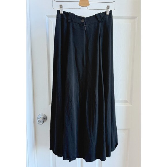 Vintage Lady Reiner A Line black skirt with belt loops - Picture 3 of 7